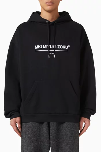 Linear Hoodie in Loopback-cotton