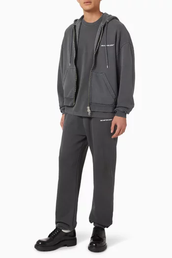 Uniform Zip Hoodie in Loopback-cotton