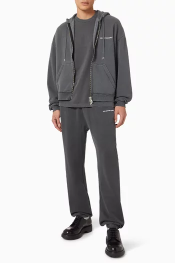 Uniform Sweatpants in Brushed Loopback-cotton
