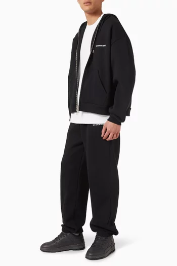 Uniform Sweatpants in Brushed Loopback-cotton