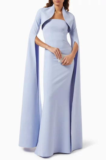 Amari Dress & Soshin Bolero Set in Crepe