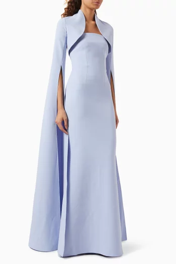 Amari Dress & Soshin Bolero Set in Crepe