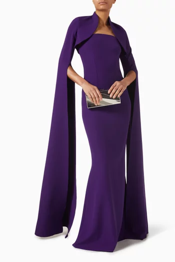 طقم فستان أماري وبوليرو سوشين كريب