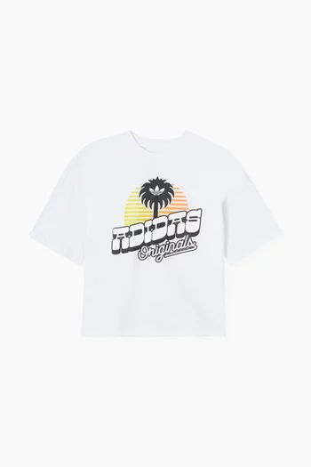 Graphic-print T-shirt in Cotton