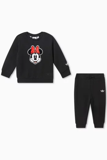 x Disney Minnie Mouse Logo Tracksuit in Jersey