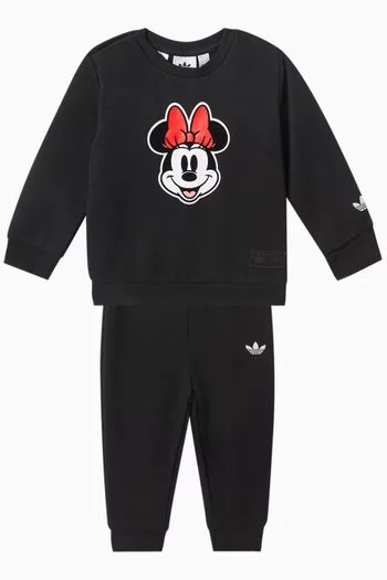 x Disney Minnie Mouse Logo Tracksuit in Jersey