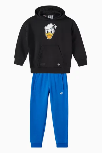 Graphic Logo Hoodie Tracksuit in Cotton