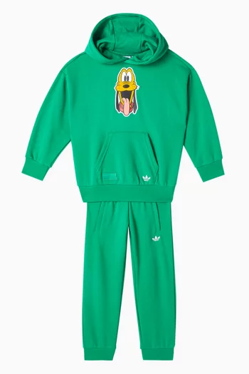 x Disney Hoodie & Sweatpants Set in Cotton Terry