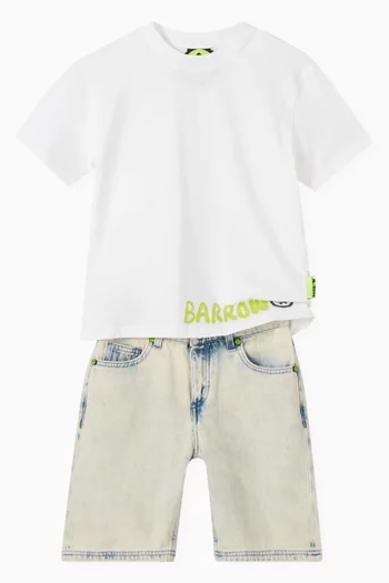 Bermuda Shorts in Denim