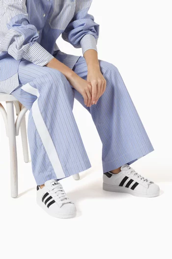 Superstar II Sneakers in Leather