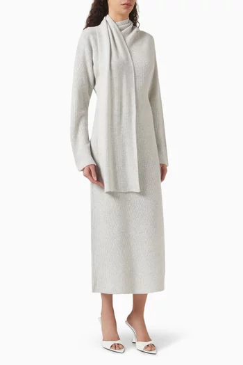 Liliana Sweater Midi Dress in Cashmere-blend
