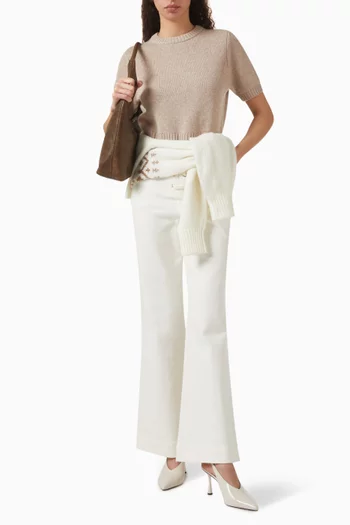 Elsie Knit Sweater in Wool Blend