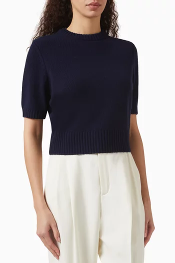 Elsie Sweater in Wool-blend Knit