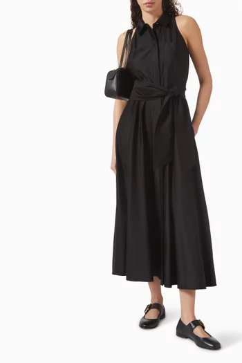 Chelsea Tie-front Shirt Dress in Cotton