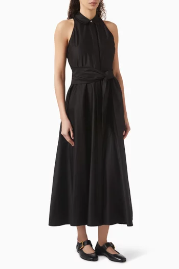 Chelsea Tie-front Shirt Dress in Cotton
