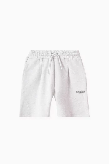 Logo Graphic Sweatshorts in Cotton-fleece