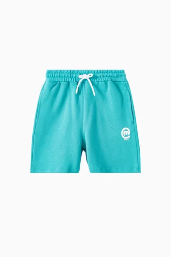 Logo Graphic Sweatshorts in Cotton-fleece