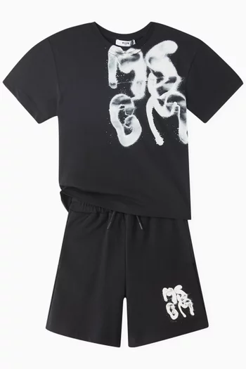 Logo T-shirt in Cotton Jersey