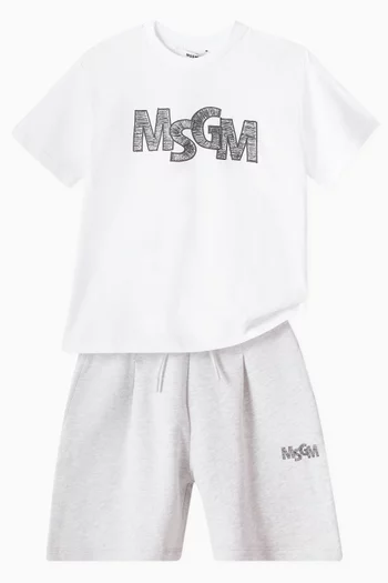 Logo Graphic T-shirt in Cotton