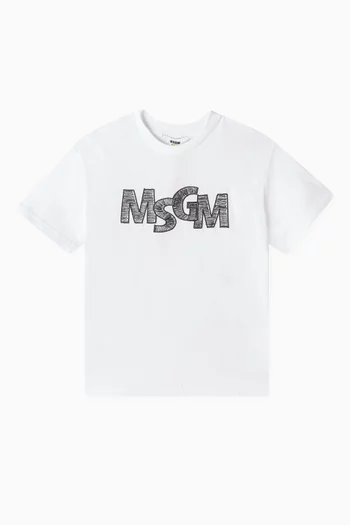 Logo Graphic T-shirt in Cotton
