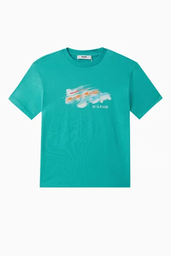 Logo T-shirt in Cotton Jersey