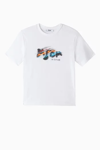 Logo T-shirt in Cotton Jersey