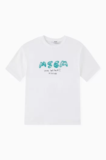 Logo T-shirt in Cotton Jersey