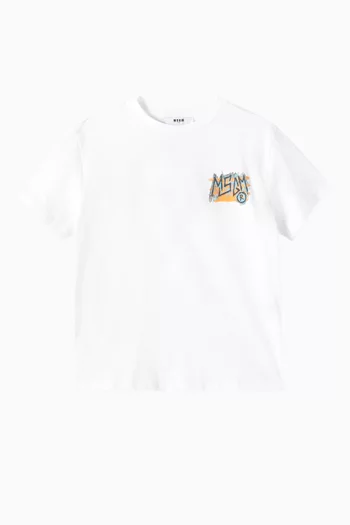 Logo Graphic T-shirt in Cotton