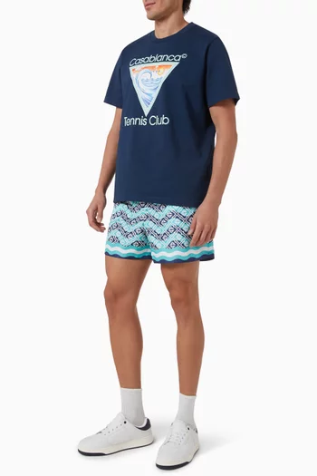 Monogram Wave Swim Shorts