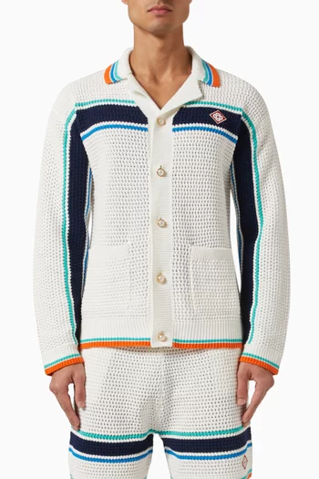 Tennis Shacket in Crochet