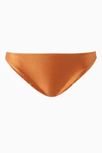 Pull-on Bikini Briefs in Stretch Nylon