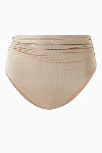 x Camila Coelho High-waisted Bikini Briefs