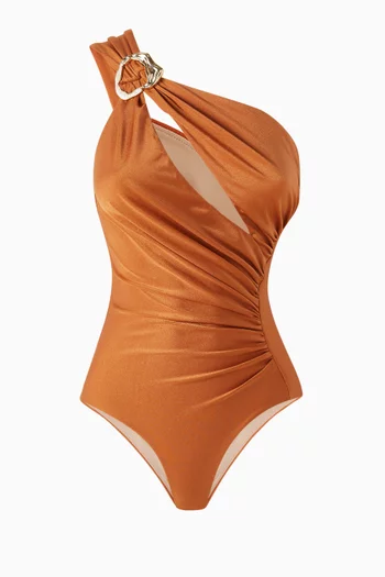 Groovy One-piece Swimsuit in Stretch Lycra