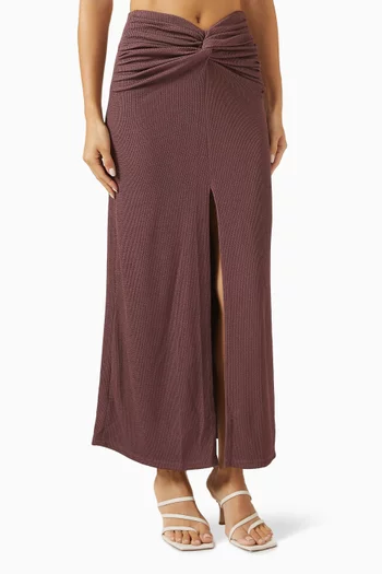 Knotted Skirt in Merian Knit