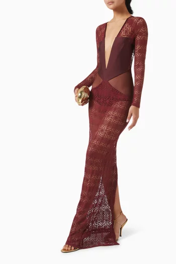 x Camila Coelho Maxi Dress in Lace