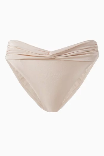 Seashell High-waist Bikini Briefs