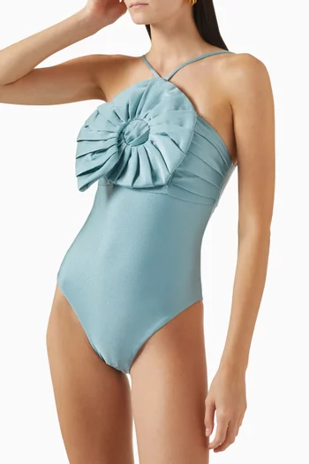 Seashell One-piece Swimsuit in Lycra