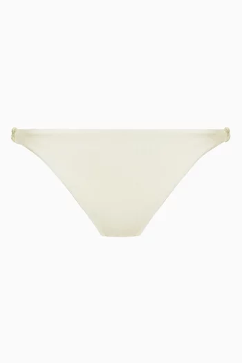 x Camila Coelho Jersey Sands Braided Bikini Briefs
