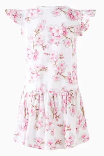 Peach Blossom Dress in Cotton