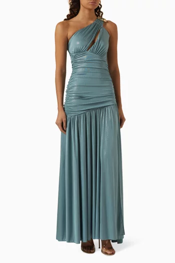 Dune One-shoulder Gown