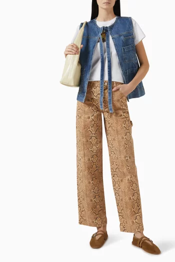 Milly Gilet in Denim