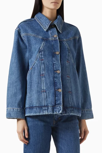 Stevie Shacket in Denim