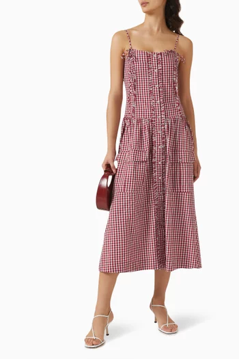 Faith Midi Dress in Organic Cotton
