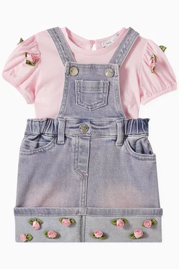 Rose Applique T-shirt