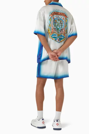 Casa Way Skate Shirt in Silk Twill
