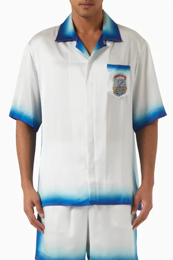 Casa Way Skate Shirt in Silk Twill