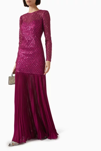 Halim Bead-embellished Dress in Lace