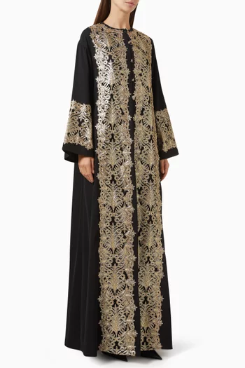 Sequinned Lace Kaftan