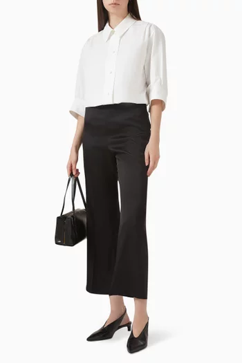 قميص بأكمام قصيرة قطن