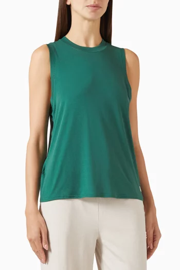 Energy Long Tank Top in Stretch Jersey